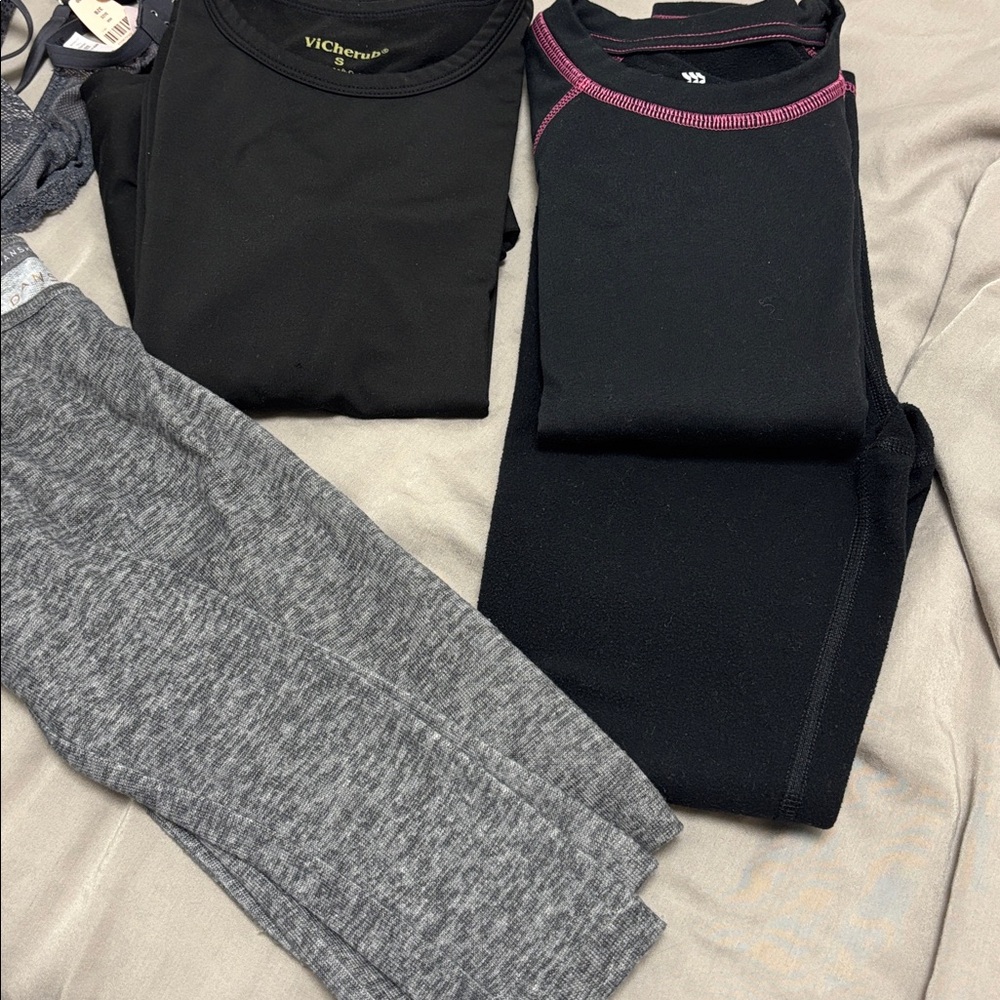 Girls Size 6 Thermal Base Layer Bundle All in Motion